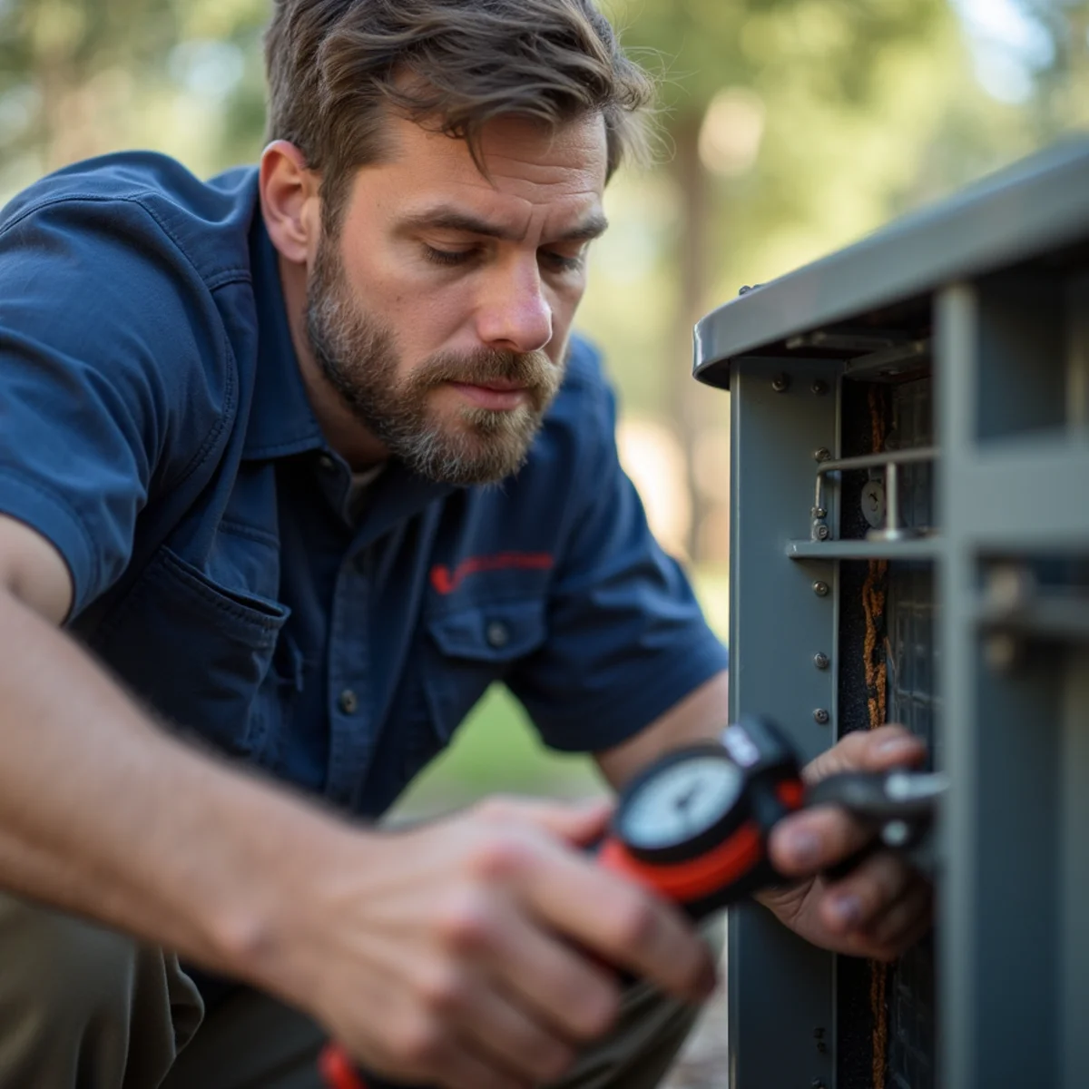 AC Installation & Replacement in Auburn, CA — a licensed local technician at work