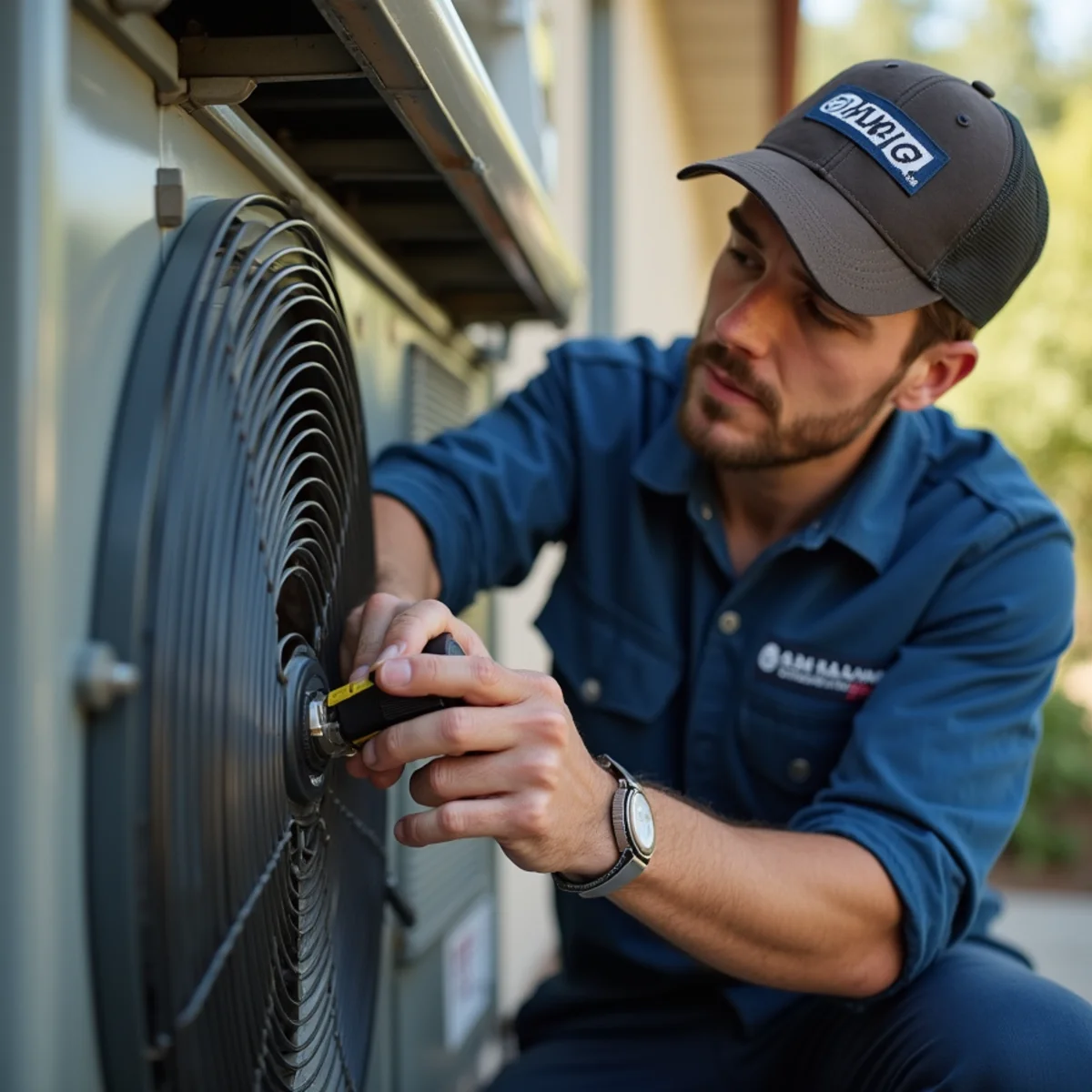 AC Repair in Auburn, CA — a licensed local technician at work