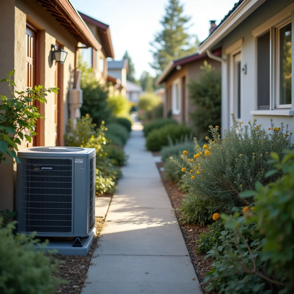 Homes and streets in Elm Avenue / High Street Historic District served by The HVAC Auburn CA