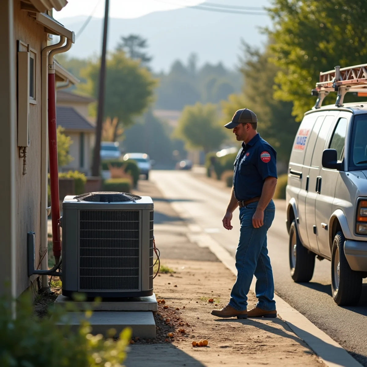 Homes and streets in Newcastle served by The HVAC Auburn CA