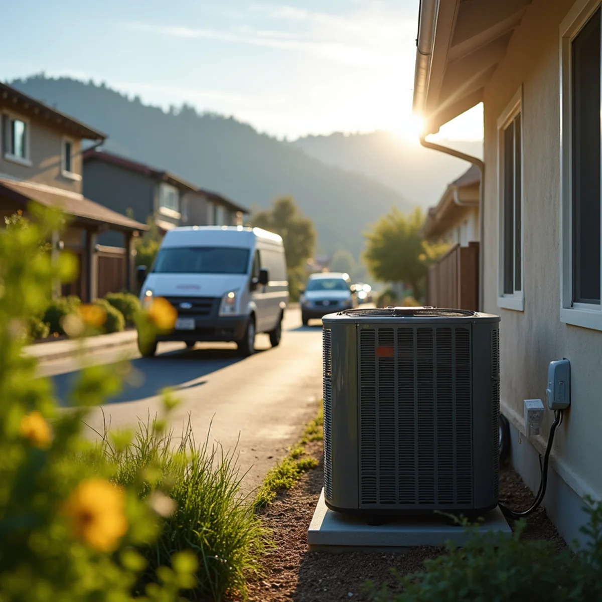 Homes and streets in North Auburn served by The HVAC Auburn CA