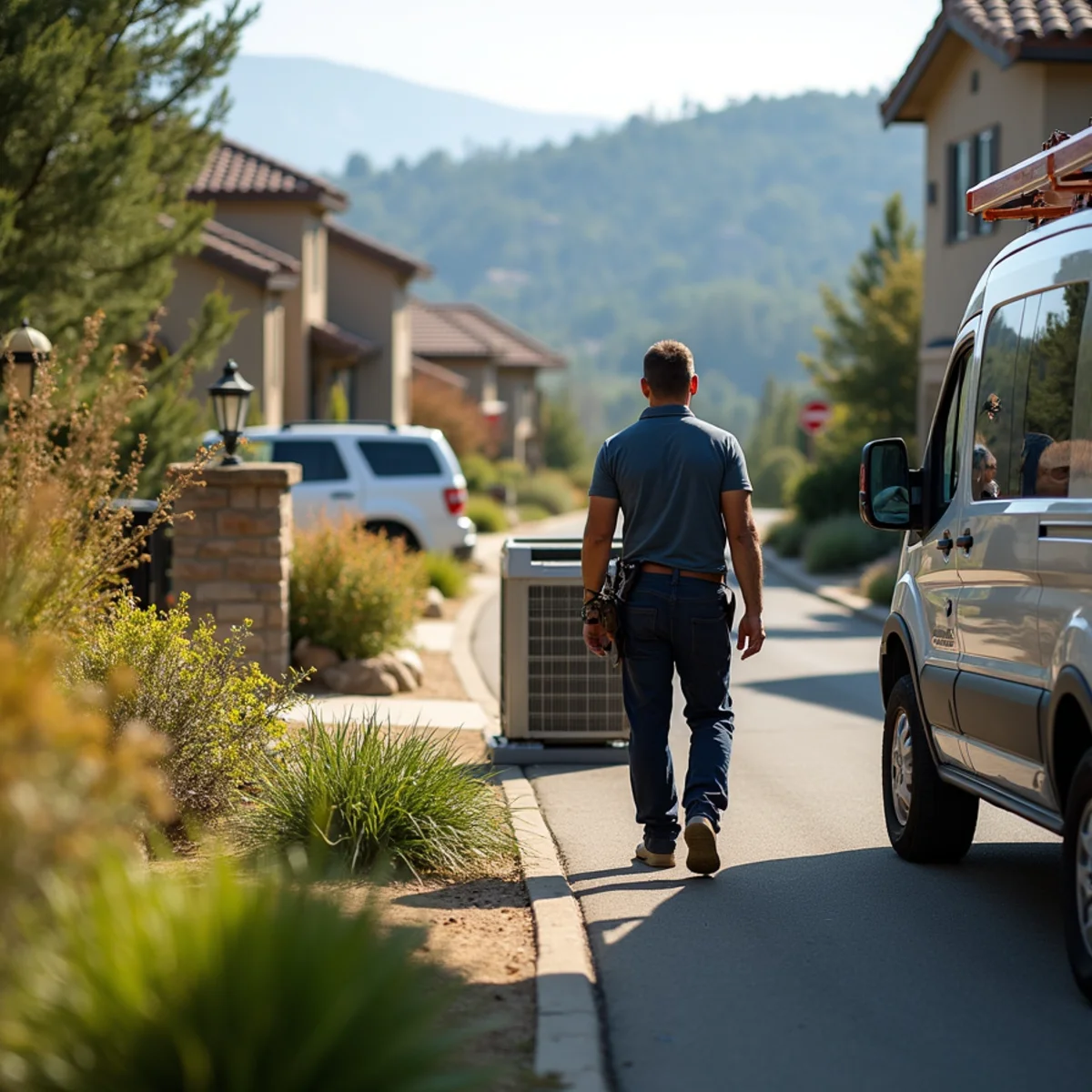 Homes and streets in Robie Point / Skyridge served by The HVAC Auburn CA