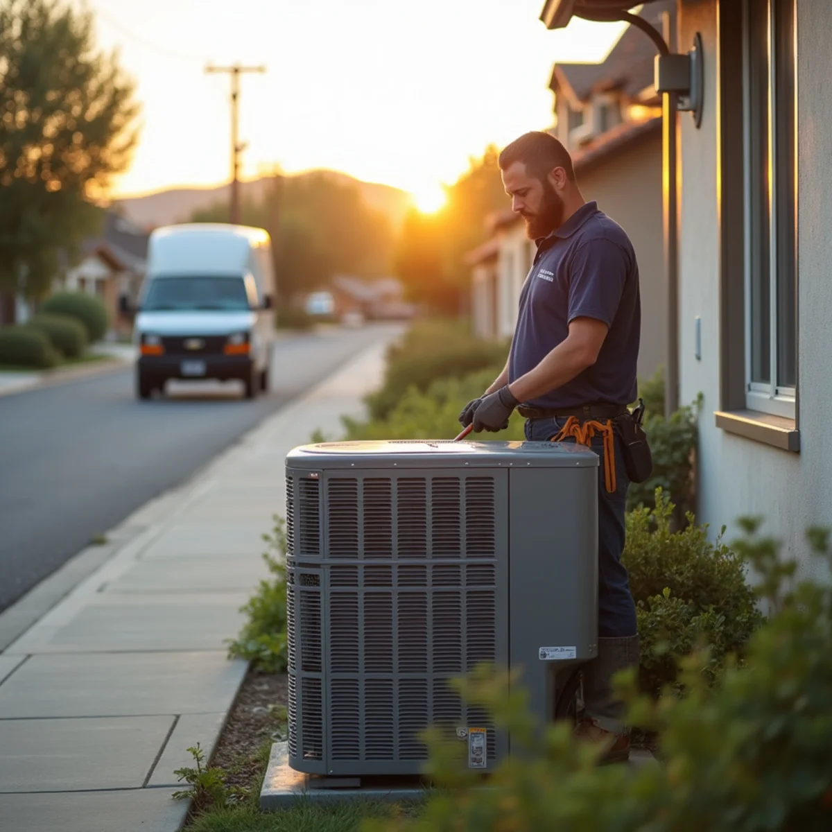 Homes and streets in Roseville served by The HVAC Auburn CA