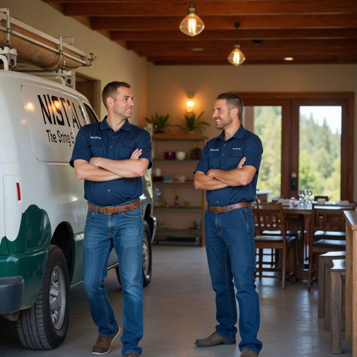 Commercial HVAC keeping a Gold Country winery tasting room cool near Auburn in Placer County