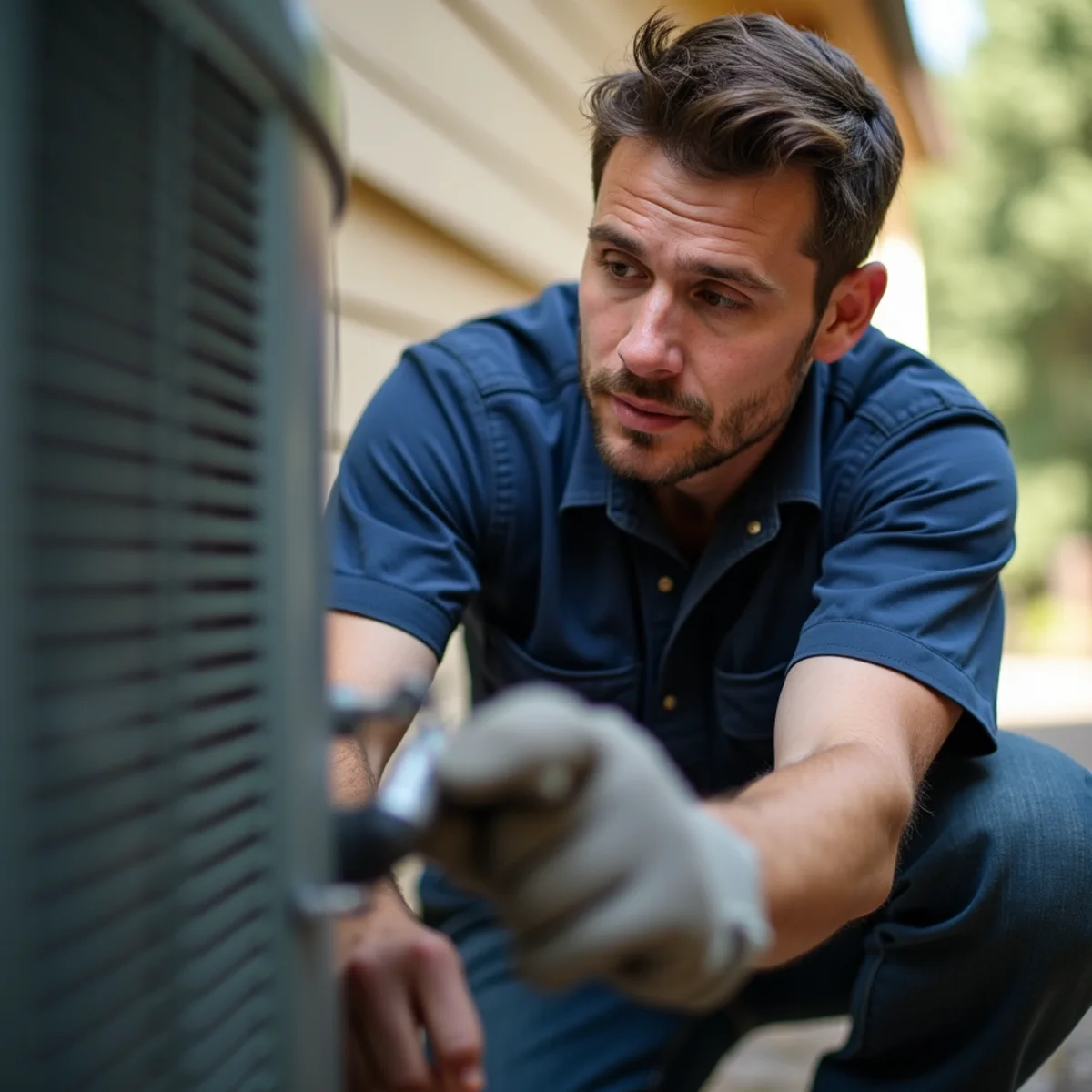 Heat Pump Installation & Repair in Auburn, CA — a licensed local technician at work